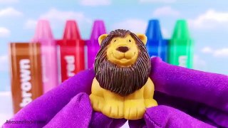 Doc McStuffins Finger Family Nursery Rhymes Crayon Toy Surprises! Best Learn Colors Video for Kids!