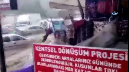 Ankara'da Sel Felaketi: 6 Yaralı! İşte O Anlar...