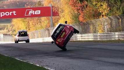 MINI Cooper Around the Nordschleife on two wheels / NEW Nürburgring record!