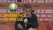 Conférence de presse Valenciennes FC - Stade de Reims (1-3) : Réginald RAY (VAFC) - David GUION (REIMS) - 2017/2018