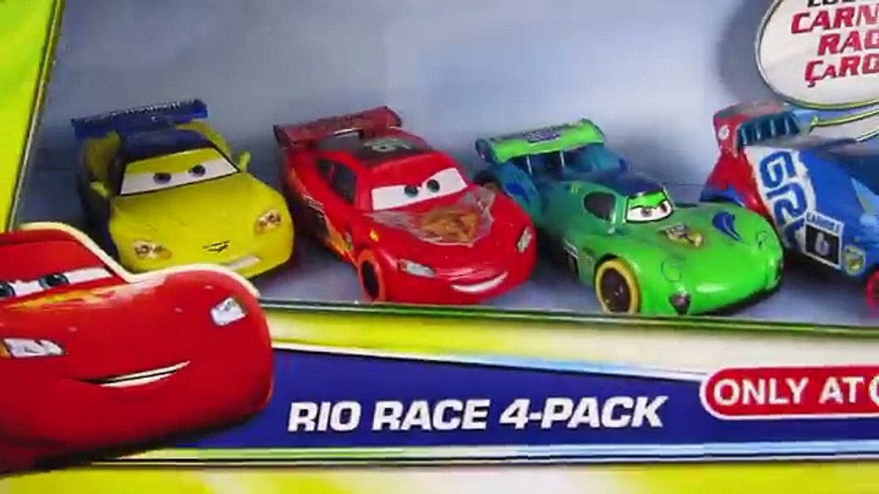 NEW! 2016 DISNEY PIXAR CARS CARNIVAL CUP T-ROC RACERS RACE GHOST TRACK in RIO BRAZIL