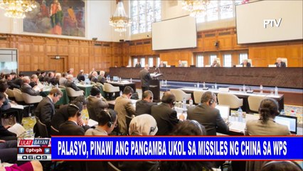 Palasyo, pinawi ang pangamba ukol sa missiles ng China sa WPS