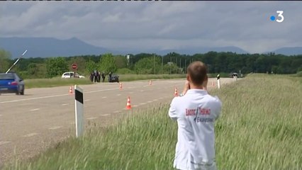 L'Alsacien François Gissy bat le record du monde avec son vélo-fusée en 2013