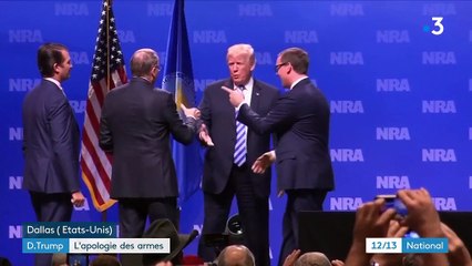 Etats-Unis : Donald Trump fait l'apologie des armes et évoque le 13-Novembre