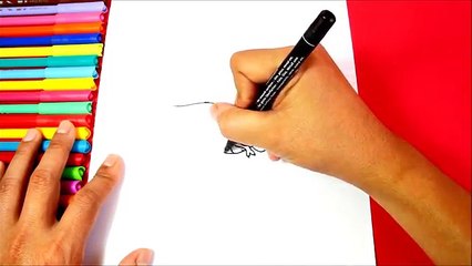 Cómo dibujar y colorear un Tiranosaurio Rex | How to Draw a T-Rex Dinosaur