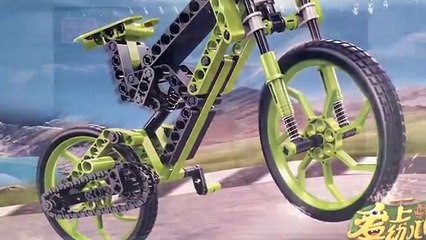 Mountain Bike Building Blocks Construction 165 pcs - Unboxing Demo Reivew