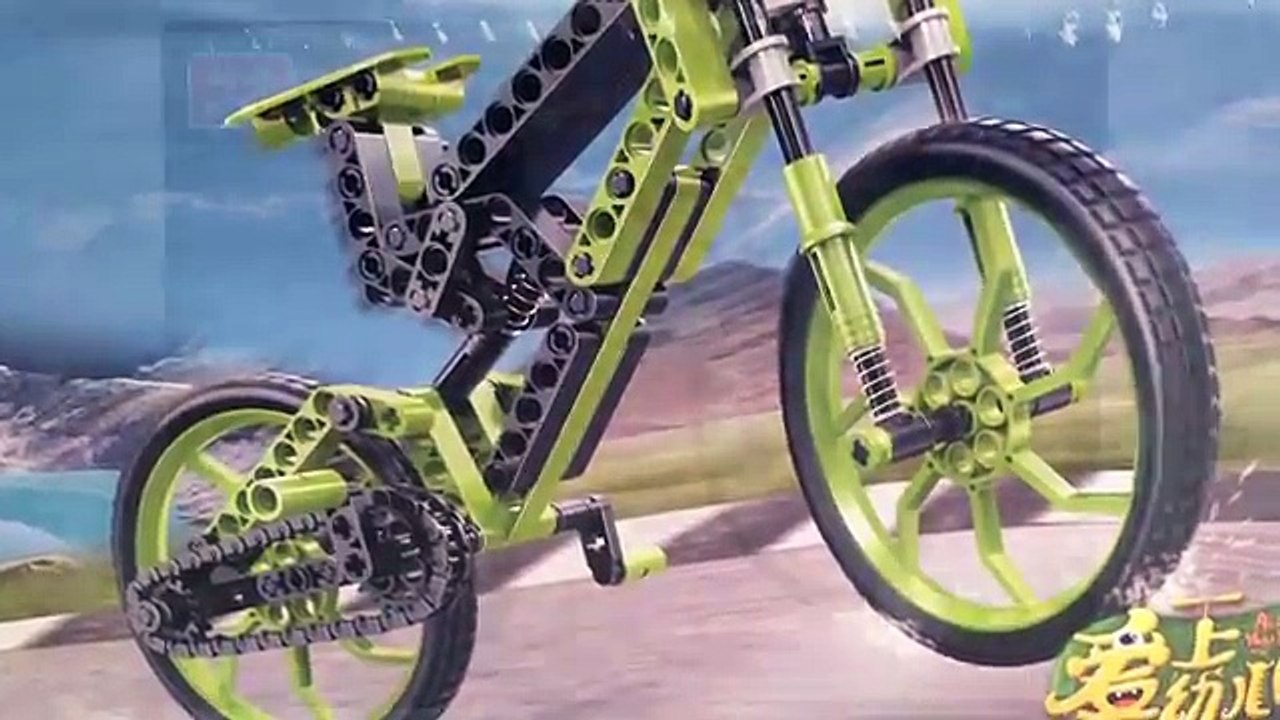 Mountain Bike Building Blocks Construction 165 pcs - Unboxing Demo Reivew