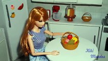 Como fazer cesta de páscoa (para ovos, frutas, picnic) para bonecas Barbie e outras - miniatura