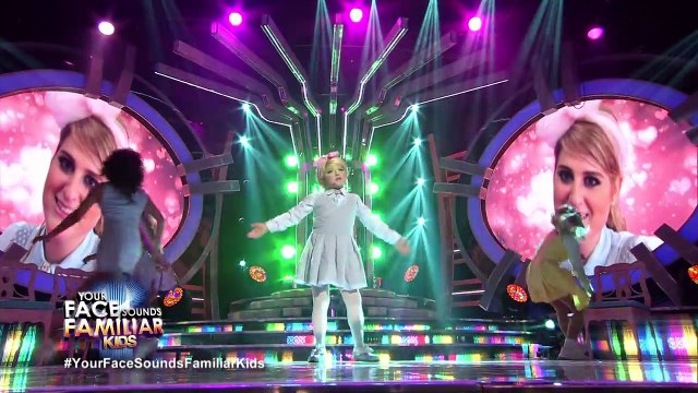 Your Face Sounds Familiar Kids 2018: Chunsa Jung as Meghan Trainor | All About That Bass