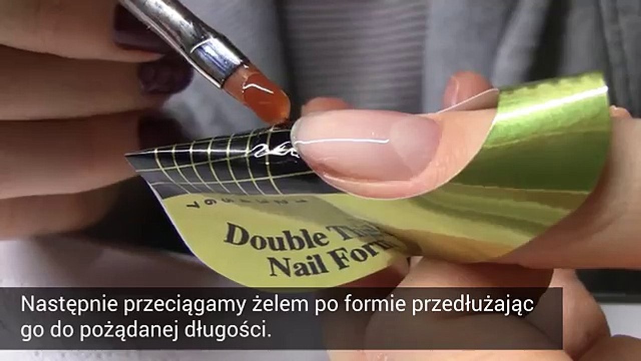 FRENCH ŻELOWY NA FORMIE - krok po kroku tutorial [paznokcie żelowe]