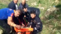 Arazide kalp krizi Pülümür İlçe Milli Eğitim Müdürü Nur Ali Özdemir, askeri helikopterle kurtarıldı