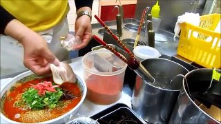 Making of Japans professional absolute hot Hell Ramen Lv.4 and try