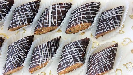 حلوة بدون فرن في 10دقائق روووعة شكلا ومذاق / حلويات العيد halwa bidon forn