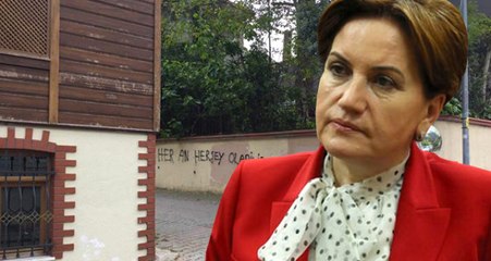 Akşener Affetti, Evinin Karşısına "Her An Her Şey Olabilir" Yazan İki Şüpheli Serbest Kaldı