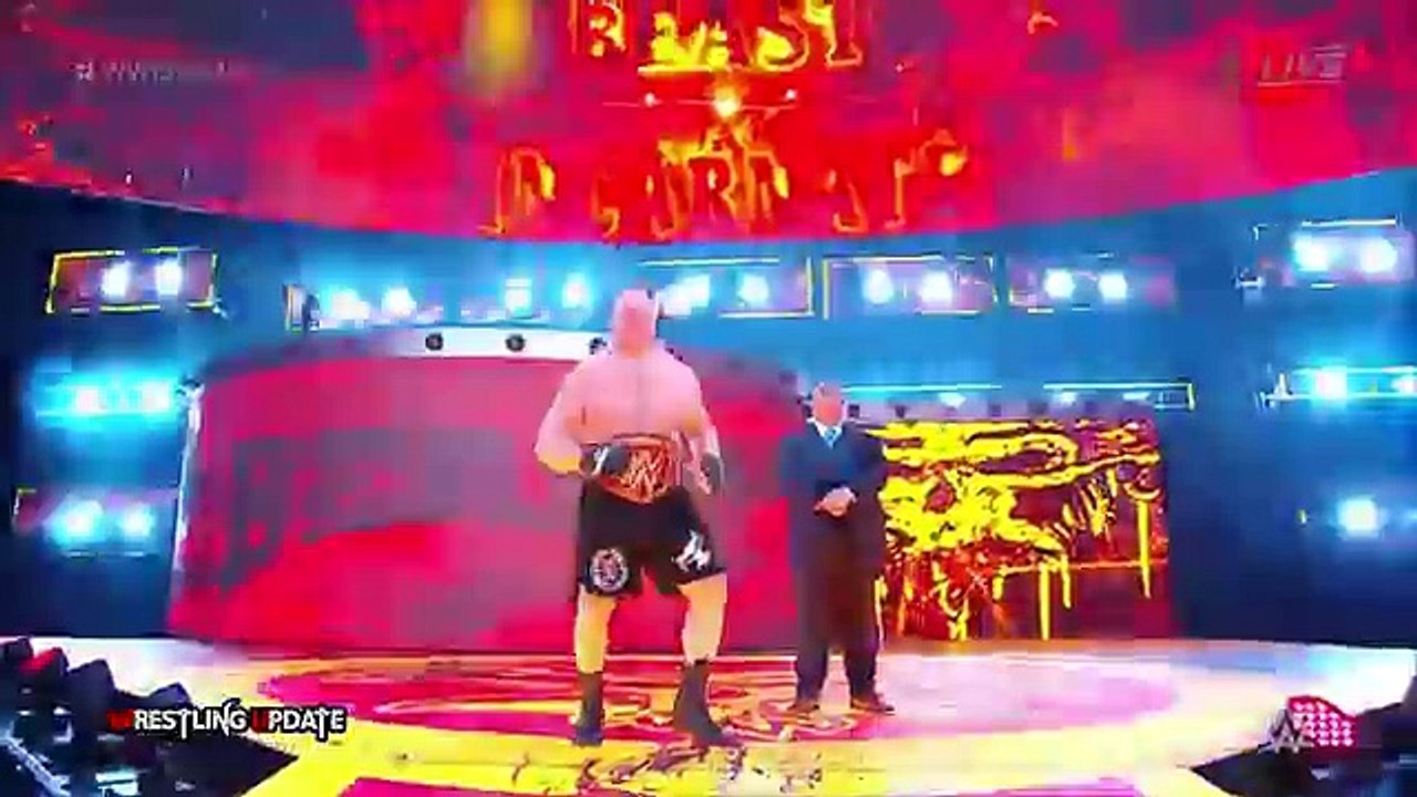 Brock Lesnar VS Braun Strowman ! Universal Championship Full Match Highlights ! No Mercy 2017 (720p)