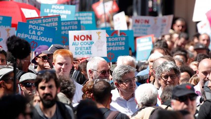 Paris: Zehntausende demonstrieren gegen Macrons Reformpolitik