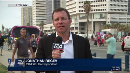 i24NEWS DESK | Giro d'Italia 2nd stage finishes in Tel Aviv | Saturday, May 5th 2018