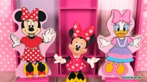 Minnie Mouse Poupée en Bois à Habiller Magnetic Wooden Dress Up
