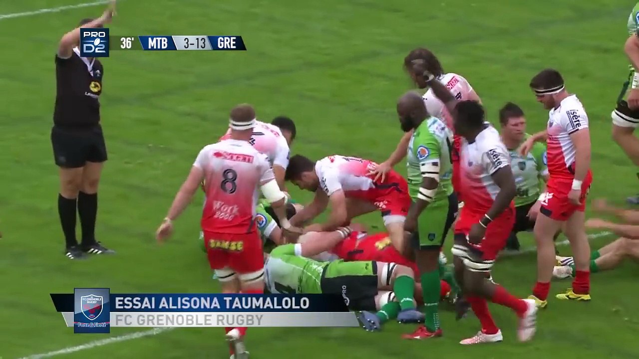 Pro D2 - Résumé - Montauban - Grenoble _15-22 - Demi-finale - Saison 2017_2018