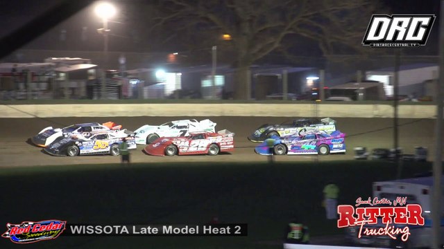 Red Cedar Speedway 5/4/18 WISSOTA Late Model Heat Race 2