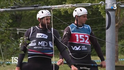Derniers championnats de France en canoë biplace pour Gauthier Klauss et Matthieu Péché