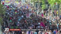 Fête à Macron : près de 40 000 personnes dans Paris