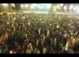 Aerial View of MQM rally in Karachi