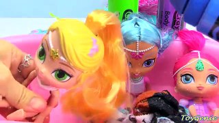 Shimmer and Shine Bath Time Fun and Surprises Learn Colors