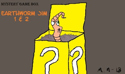 Earthworm Jim 1 & 2 - Mystery Game Box