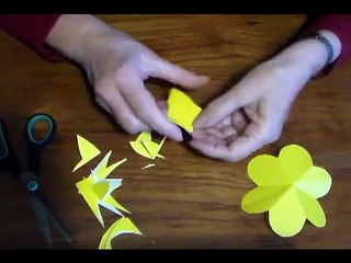 Como cortar flores de 6 pétalos- As cut flowers 6 petals-