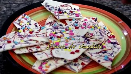 Como Fazer Placas de Chocolate para decorar bolos