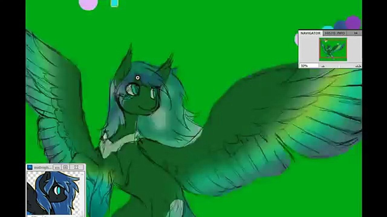 MLP Speedpaint - Rainbow Power Midnight Light