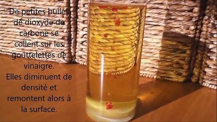 Lampe à lave (bicarbonate et vinaigre, chapitre 1) : expérience scientifique simple !