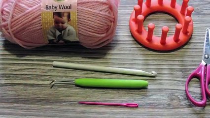 How To Loom Knit Baby Mittens