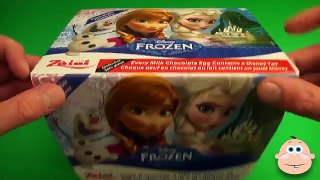 Disney FROZEN Surprise Eggs! Opening a Full Box of 24 Eggs! 3D Charers Anna Olaf Hans