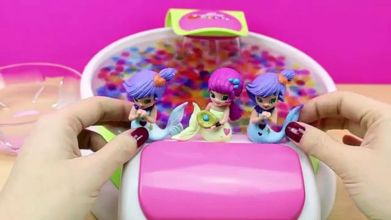 Sirenitas del corazón en el Spa de Orbeez en español - Sirenas que cambian de color