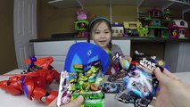 Big Hero 6 Deluxe Flying BayMax Toy Review and Surprise Egg Opening of TMNT & Star Wars Toys