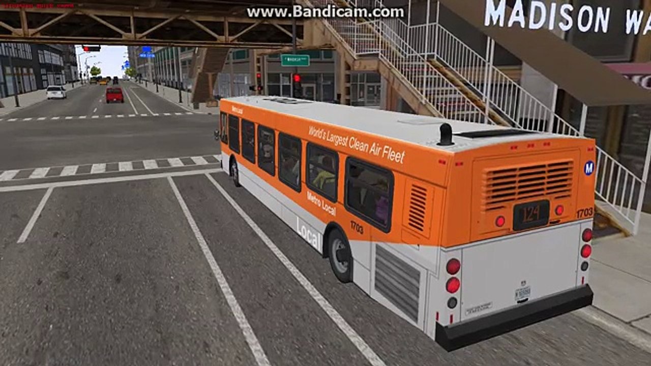 LACMTA NEW FLYER D40LF DEMO BUS IN CHICAGO ( OM...