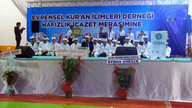 Elazığ'da 35 öğrenci için hafızlık icazet merasimi