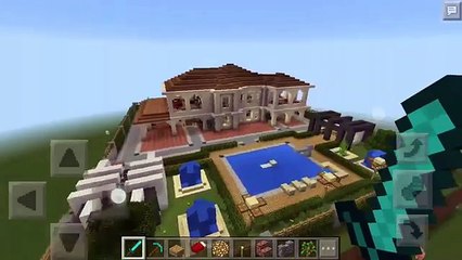 كيف تسوي بيت في ماين كرافت بسهوله بظغطة زر!!!!!!