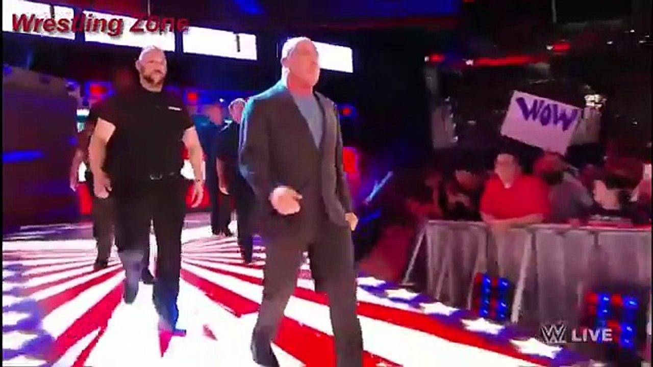 Braun Strowman Destroyed every one on backstage Jan.15,2018 WWE RAW Part 1