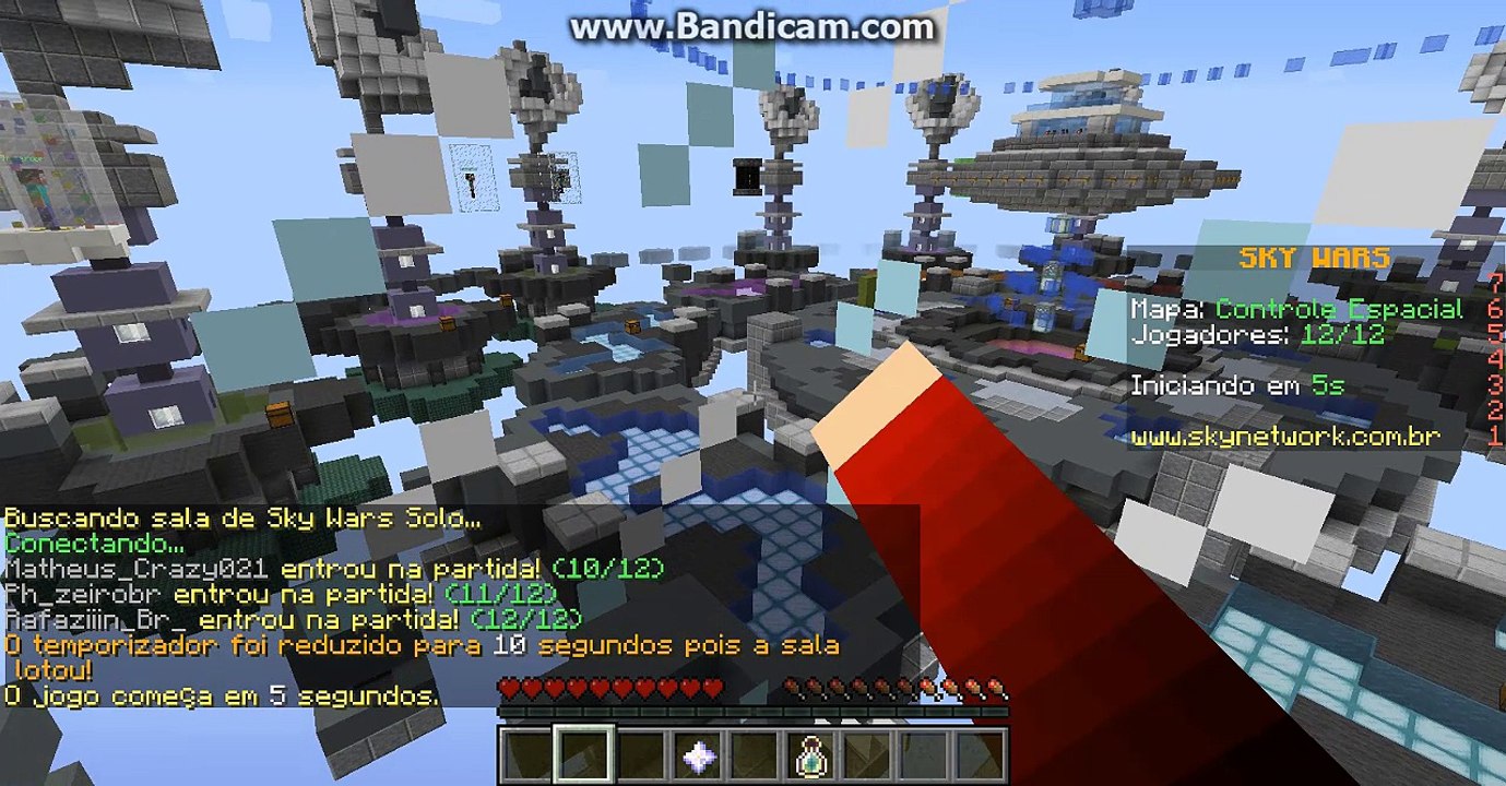 Minecraft - SKYWARS INSANO (PRIMEIRO VIDEO)