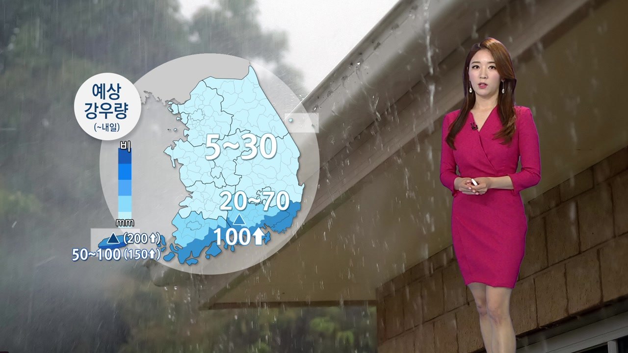[날씨] 온종일 비 내리며 서늘...남해안·제주 폭우 / YTN