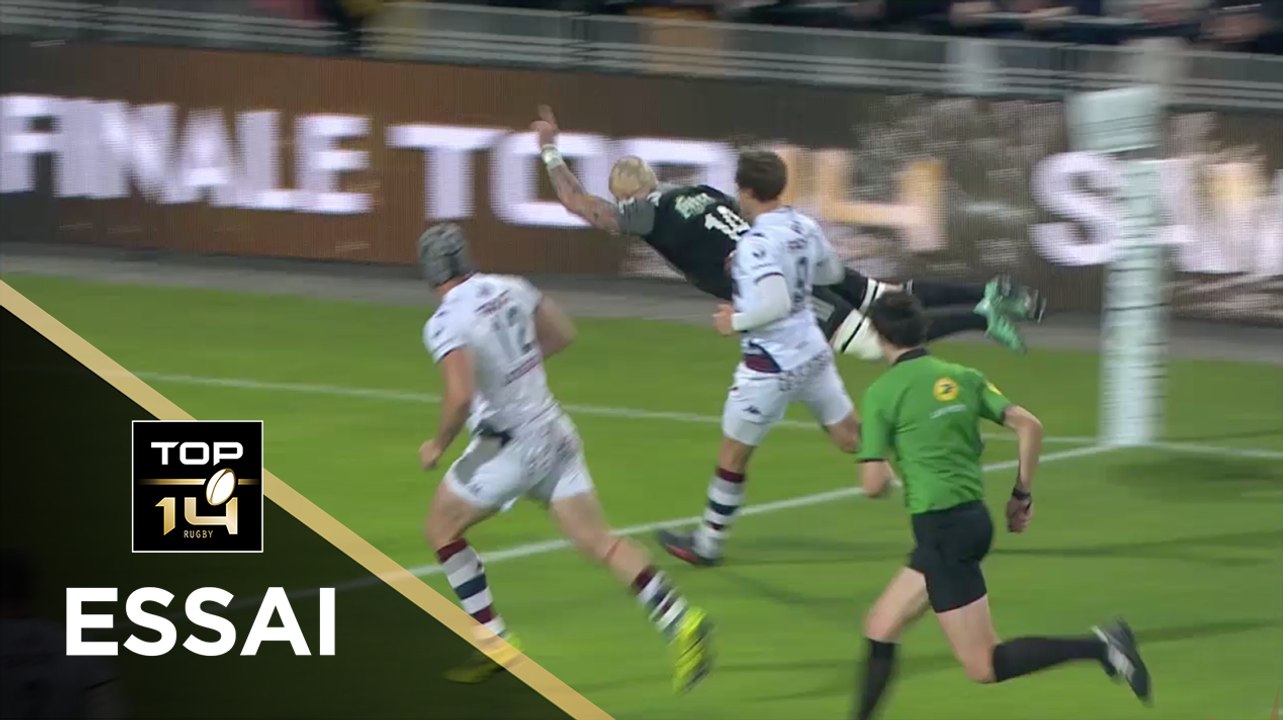 TOP 14 - Essai 1 Benjamin LAPEYRE (CAB) - Brive - Bordeaux-Bègles - J26 - Saison 2017/2018