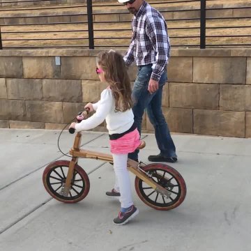 This Bamboo Bike Grows With Your Child