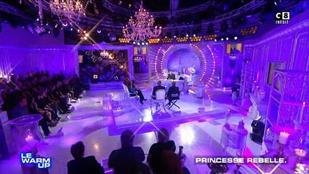 Clotilde Coureau n'apprécie pas les questions de Thierry Ardisson et se demande si elle doit quitter le plateau