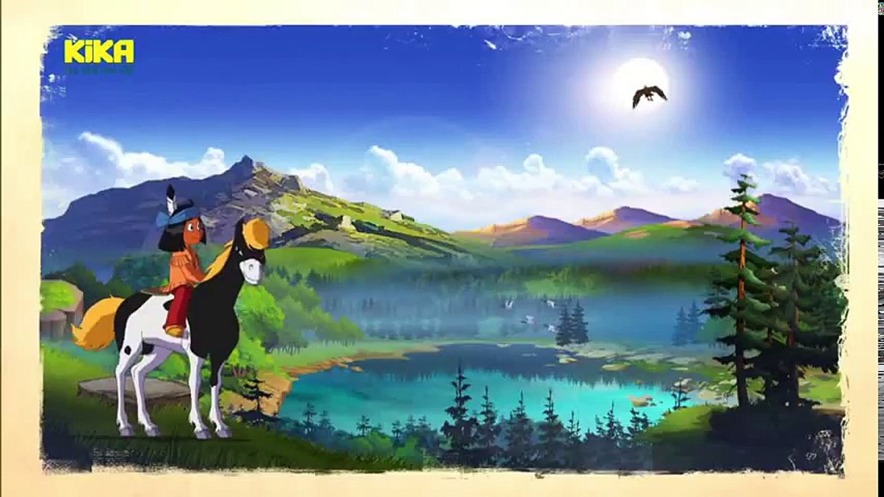 Yakari Deutsche Folge KIKA ARD UND ZDF Das blaue Pferd Kleine Donner Kinder Film der Bison