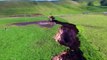 Nouvelle-Zélande : Regardez ce gouffre géant de 200 mètres s’est ouvert après de fortes pluies