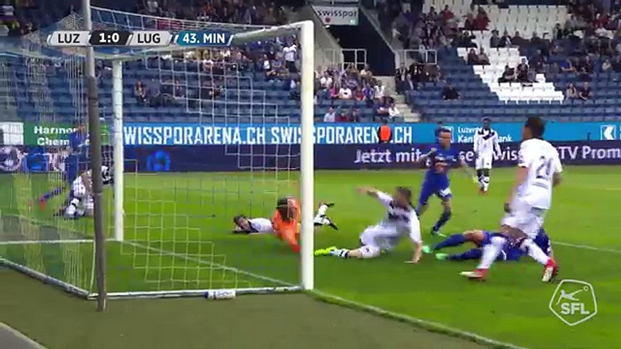 Luzern 2:0 Lugano ( Switzerland. Super League. 5 May 2018)