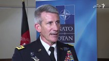 جنرال جان نیکلسن فرماندۀ نیروهای مأموریت حمایت قاطع در افغانستان گفته است، ناتو به درهم شکستن تروریستان در افغانستان متعهد است. جنرال نیکلسن افزود که او شاهد
